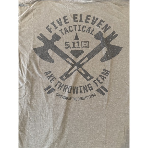 5.11 Tactical Other - 5.11 Tactical Axe Throwing Graphic T Shirt Size Medium (Drew)